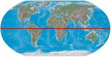 линия экватора на карте мира