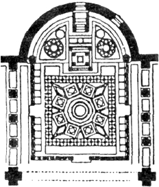 Пол крестообразной базилики в Салонике