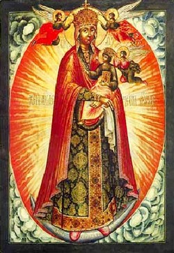 Икона Божией Матери "Жена, облеченная в солнце"