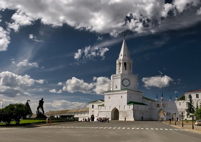 Спасская башня казанского Кремля. Современный вид